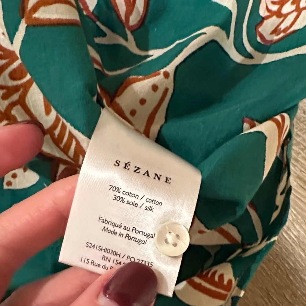 Sezane Pierro Gemini print shirt - Picture 3 of 4